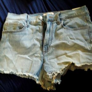 Pink high waisted shorts size 10